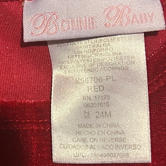 Bonnie Baby Red with silver accents - Picture 2 of 3